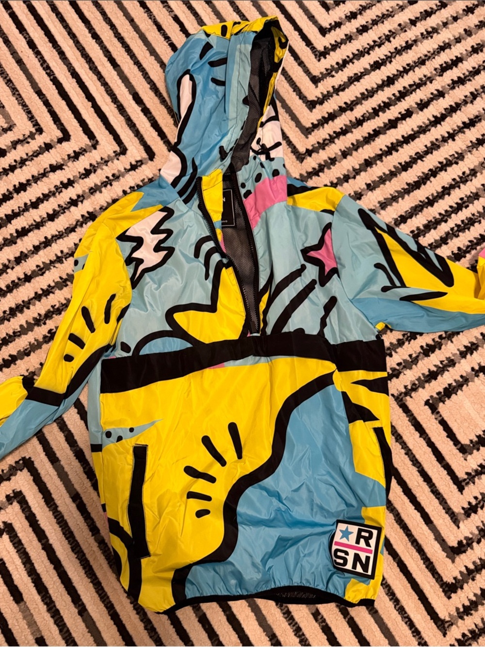 Reason Pop Art Windbreaker Rain Jacket
